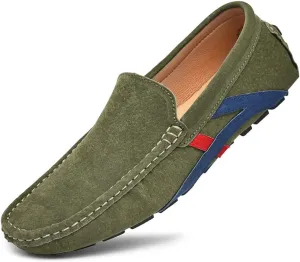 Santimon Men's Driving Shoes Loafers Moccasin Slip-On Boat Shoes for Men