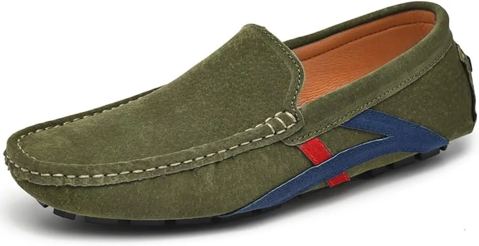 Santimon Men's Driving Shoes Loafers Moccasin Slip-On Boat Shoes for Men