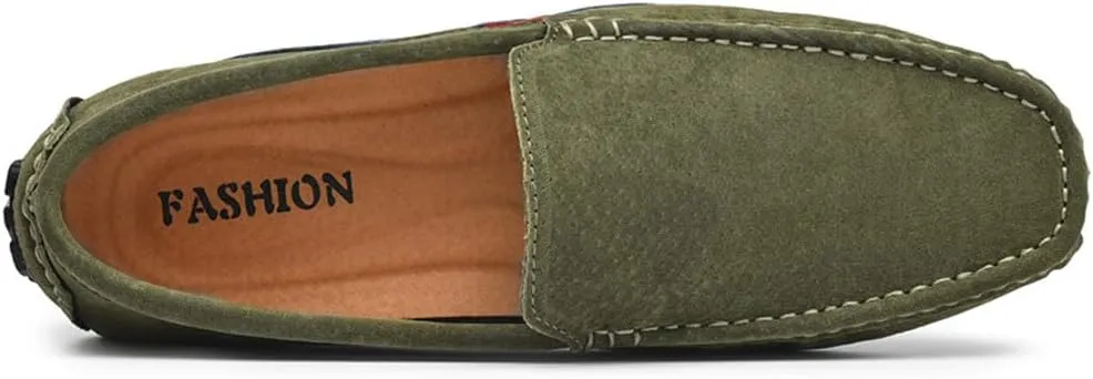 Santimon Men's Driving Shoes Loafers Moccasin Slip-On Boat Shoes for Men