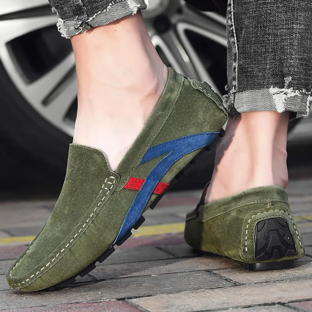 Santimon Men's Driving Shoes Loafers Moccasin Slip-On Boat Shoes for Men