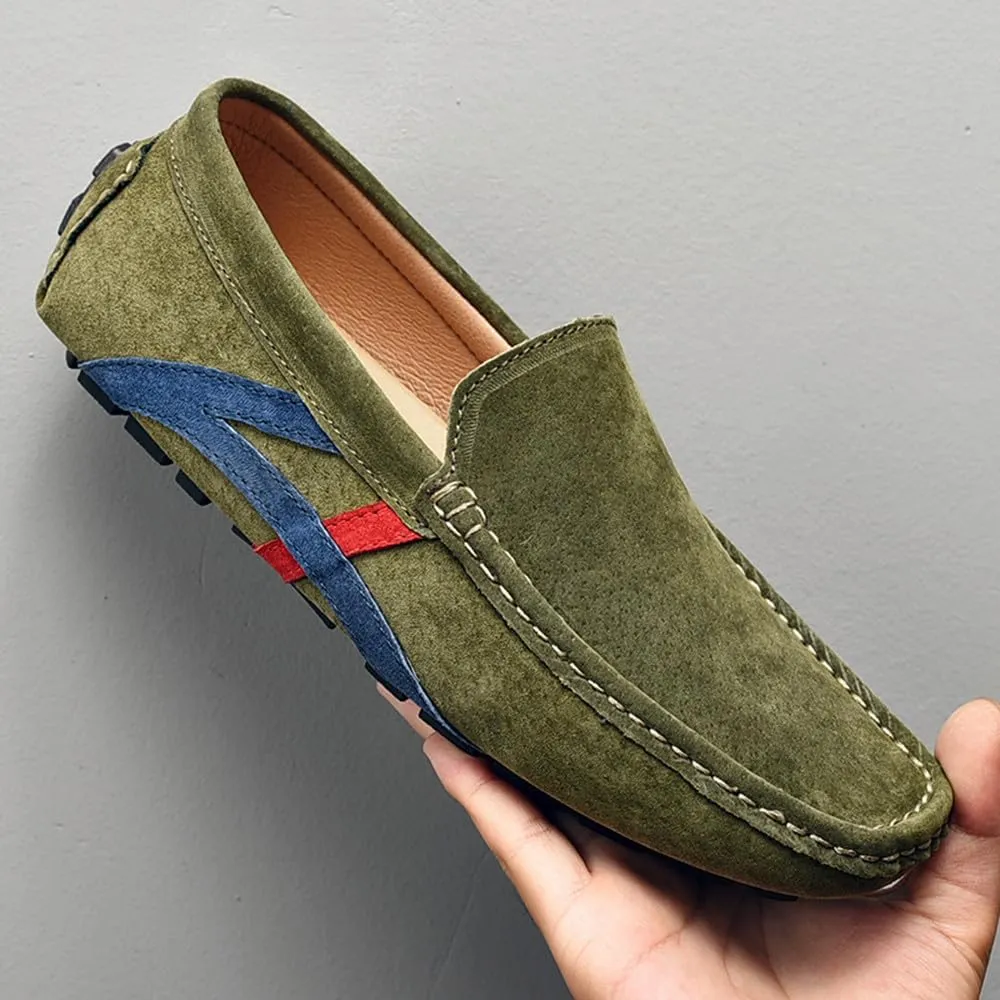 Santimon Men's Driving Shoes Loafers Moccasin Slip-On Boat Shoes for Men