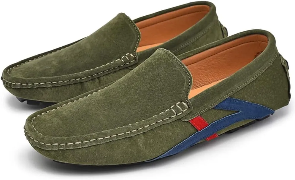 Santimon Men's Driving Shoes Loafers Moccasin Slip-On Boat Shoes for Men