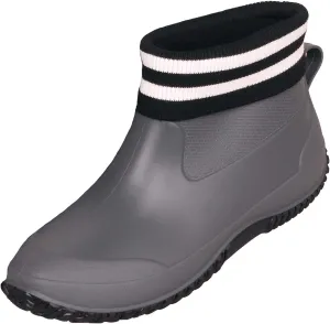 SMajong Rain Boots for Women Waterproof Garden Shoes Men Anti Slip Rubber Ankle Boots Car Wash Shoes Women's Rain Footwear
