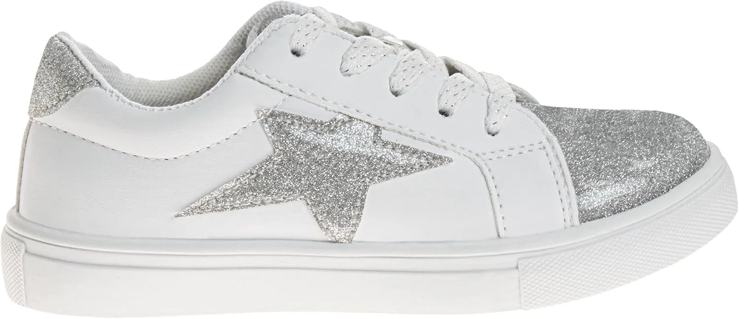 Sneaker Low Top Shoes - Kids Casual Sneakers LowTops Fashion Shoe for Girls (Sizes: 5-10 Toddler / 11-13 Little Kid / 1-4 Big Kid)