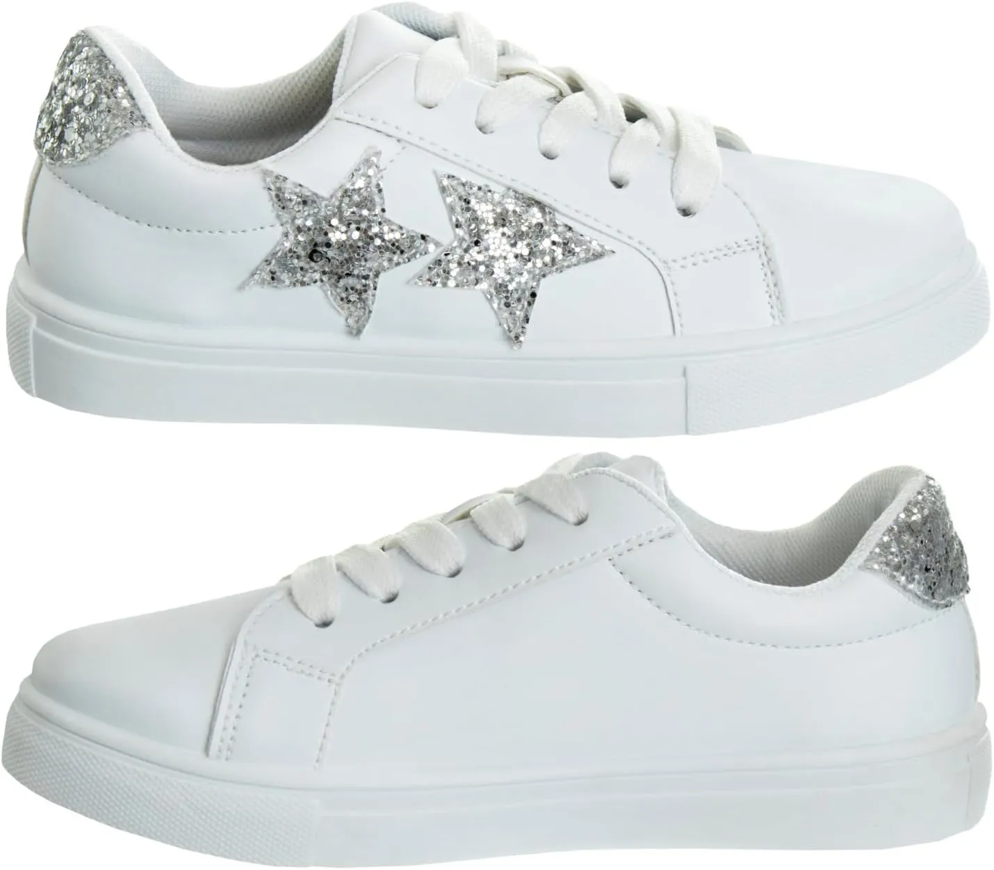 Sneaker Low Top Shoes - Kids Casual Sneakers LowTops Fashion Shoe for Girls (Sizes: 5-10 Toddler / 11-13 Little Kid / 1-4 Big Kid)