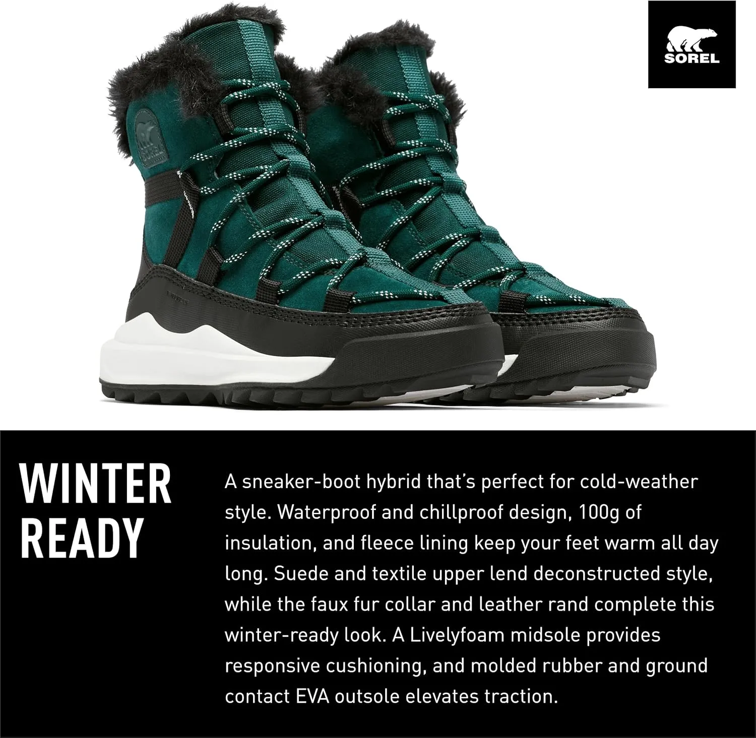 Sorel Women's ONA RMX Glacy Waterproof Boots