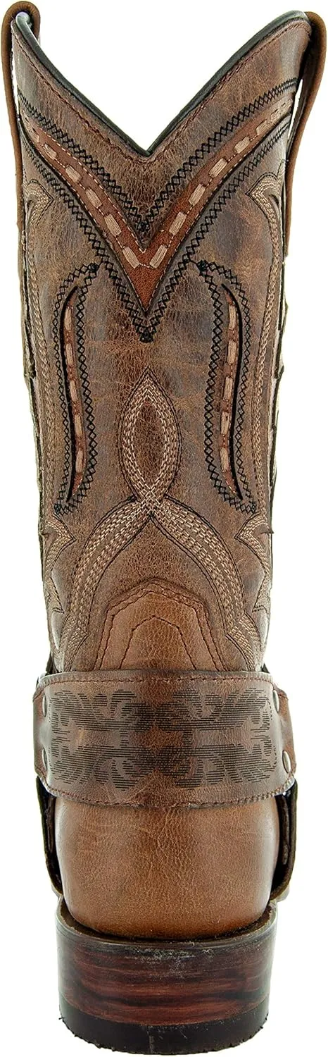 Soto Boots Women's Harness Cowgirl Boots, Genuine Leather Cowgirl Boots, Handcrafted Cowboy Boots For Women M50038