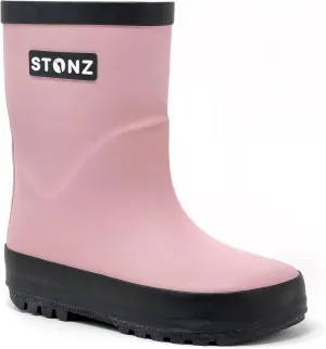 Stonz Rain Boots - Kids Rubber Boots Made with Toxic Free Natural Rubber - Waterproof, Safe Kids Rain Boots For Girls & Boys - Durable & Comfortable For Camping, School & Play.