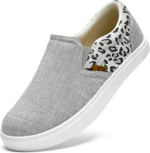 STQ Wide Toe Box Slip On Shoes for Women | Business Casual Shoes for Women Trendy Fashion Sneakers Lightweight Loafers Shoes