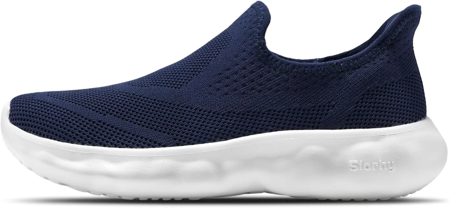 STQ Womens Slip on Sneakers Cloud-Like Sole Maternity Walking Shoes