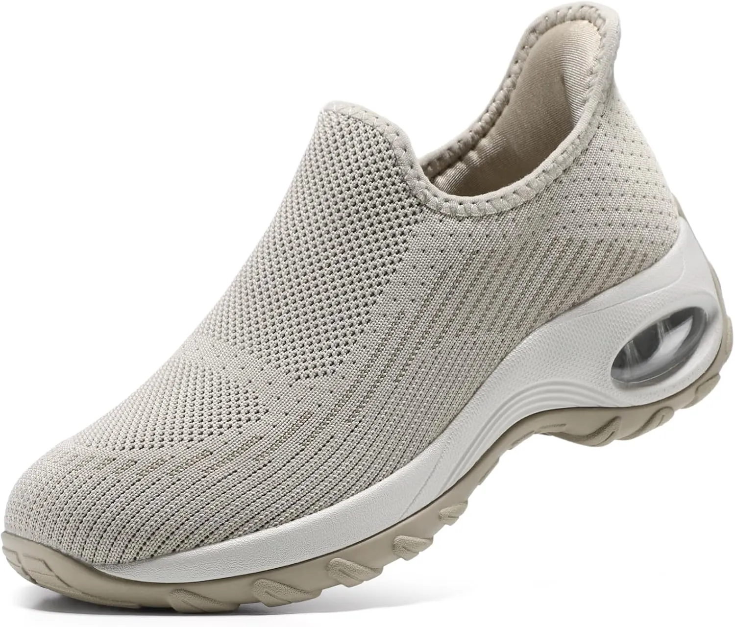 STQ Womens Slip on Walking Shoes Air Cushion Comfortable Supportive Orthopedic Nursing Sneakers for Plantar Fasciitis