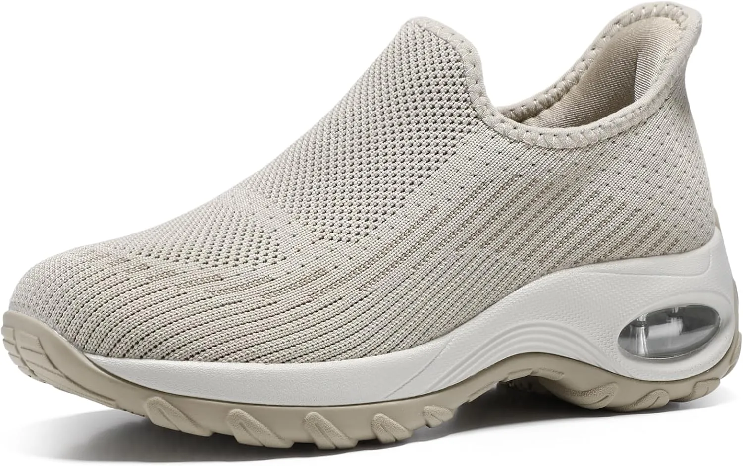 STQ Womens Slip on Walking Shoes Air Cushion Comfortable Supportive Orthopedic Nursing Sneakers for Plantar Fasciitis