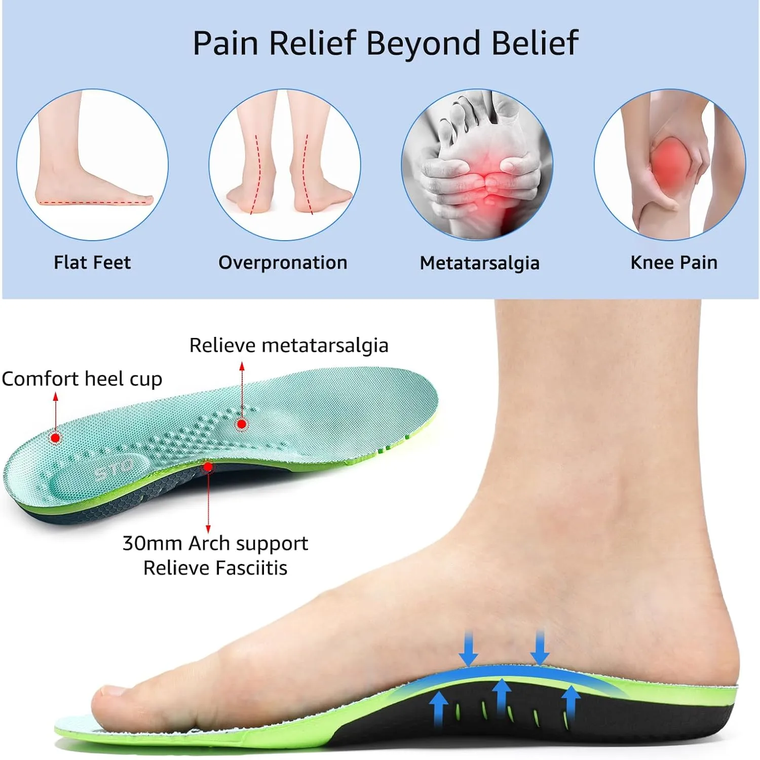 STQ Women's Slip on Walking Shoes Supportive Non Slip Work Lightweight Cushion Plantar Fasciitis Orthopedic Breathable Sneakers for All Day Standing