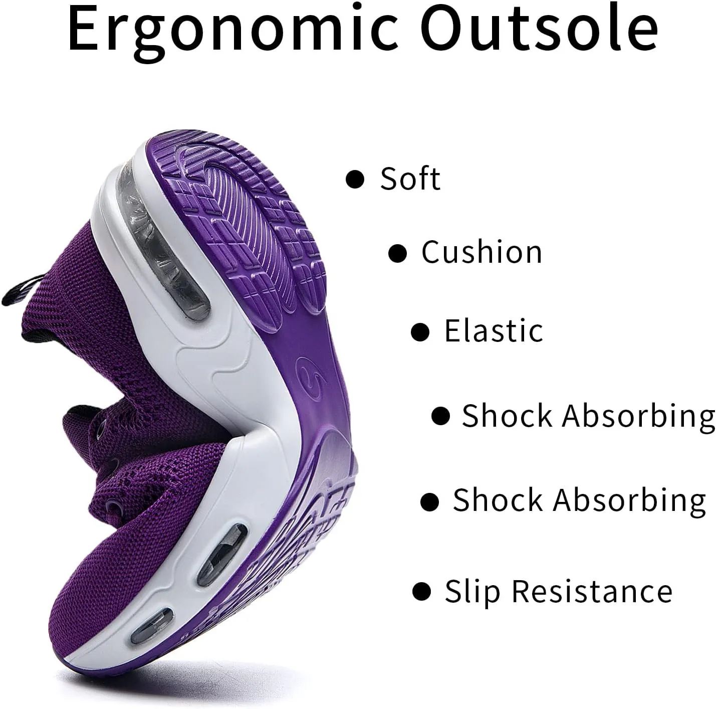 SURRAY Women's Air Running Shoes Walking Tennis Sneakers Non-Slip Athletic Fashion Casual Light Shoes(US5.5-11 B(M)