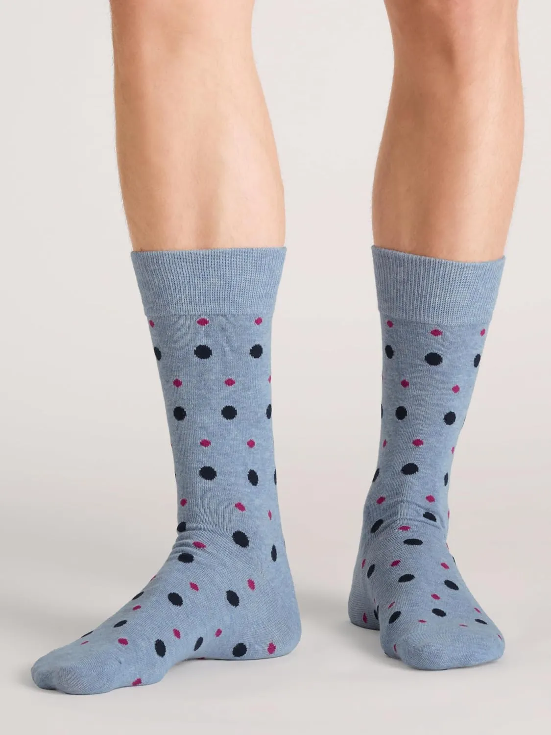 Ted Baker Men's 3 Pack Pattern Crew Dress Socks