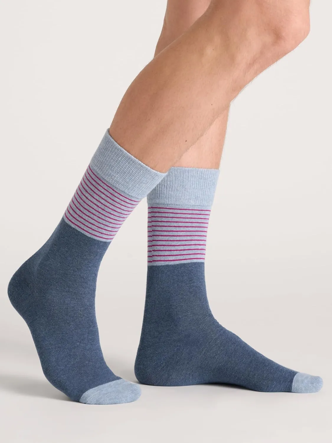Ted Baker Men's 3 Pack Pattern Crew Dress Socks