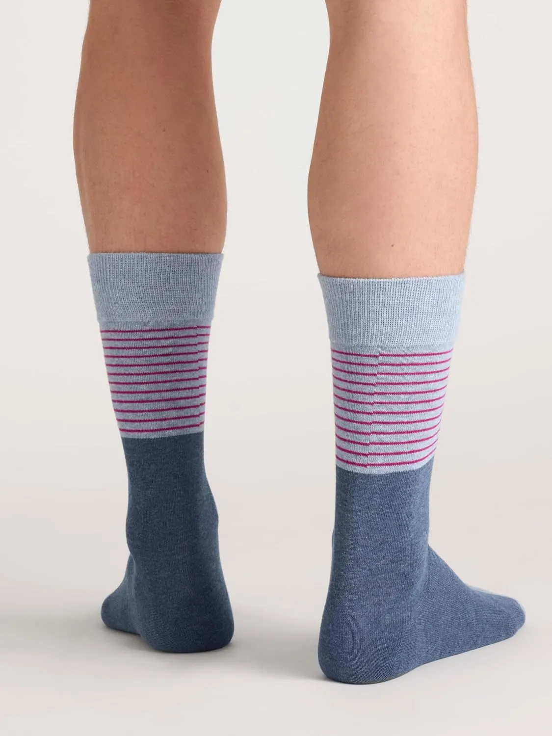 Ted Baker Men's 3 Pack Pattern Crew Dress Socks