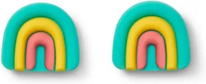 Ten Little Splash Sandal Charms for Kids, 2-Pack Silicone Shoe Charms for Boys and Girls