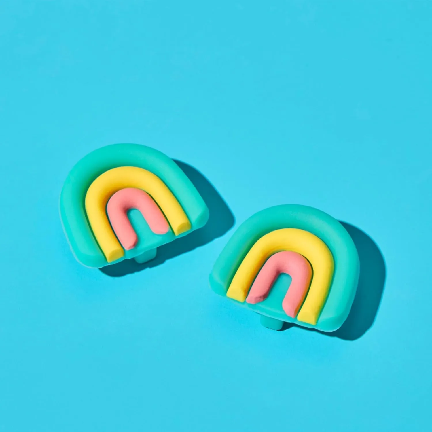 Ten Little Splash Sandal Charms for Kids, 2-Pack Silicone Shoe Charms for Boys and Girls