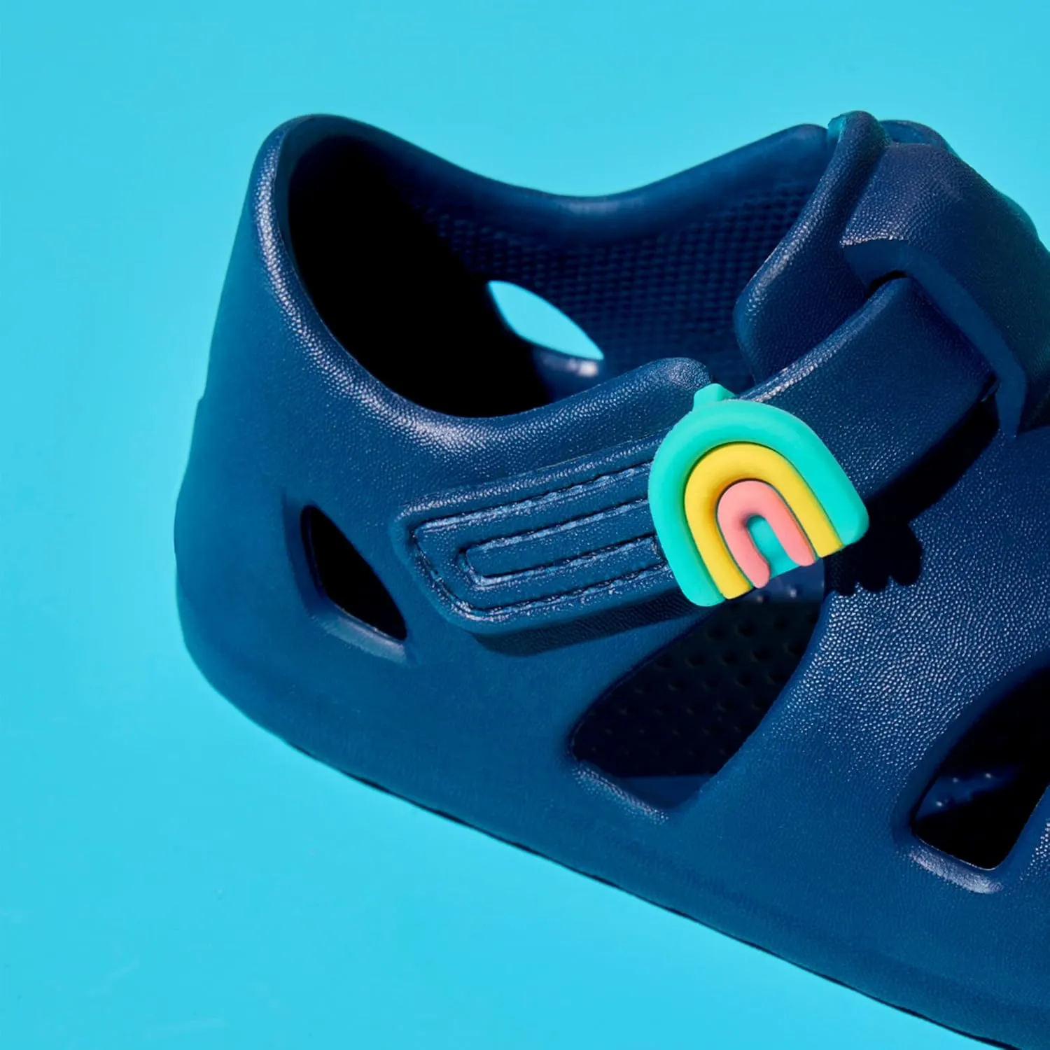 Ten Little Splash Sandal Charms for Kids, 2-Pack Silicone Shoe Charms for Boys and Girls
