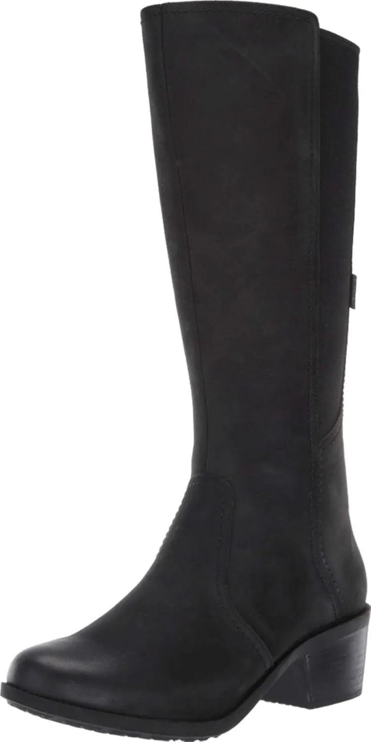Teva Women's Anaya Chelsea Tall Waterproof Comfortable Durable Leather Knee-high Boots