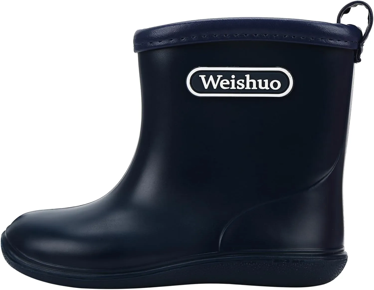 Toddler Rain Boots Girls Boys Waterproof Lightweight PVC Wellington Boots with Easy-on