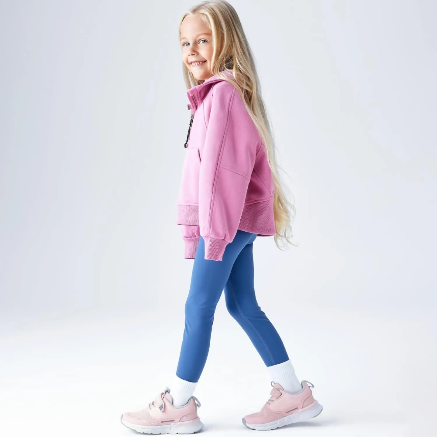 Toddler Sport Sneakers with Hook and Loop Closure - Lightweight Athletic Running Shoes for Boys and Girls