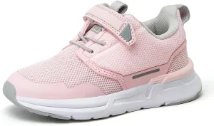 Toddler Sport Sneakers with Hook and Loop Closure - Lightweight Athletic Running Shoes for Boys and Girls