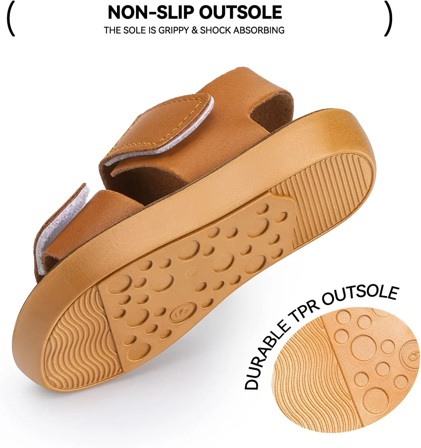 Trary Toddler Sandals for Baby Girls Boys Summer Sandals Cute Kids Shoes Lightweight Open Toe Sandals Beach Holiday Unisex Child Sandals