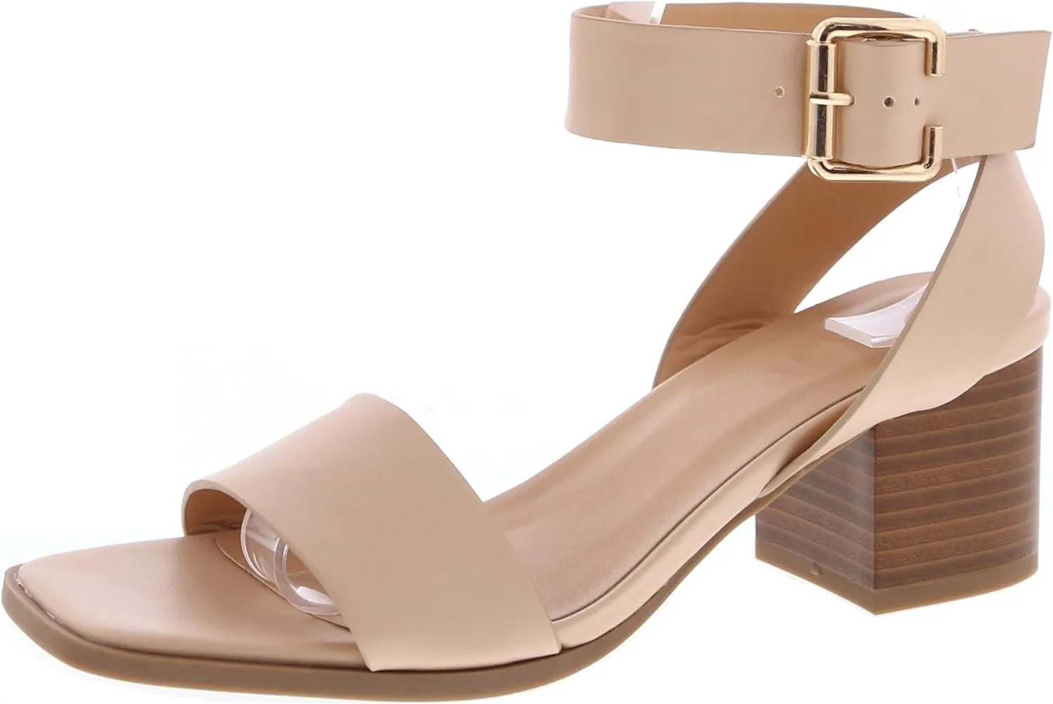 TruFox Womens Chunky Block Low Heel Ankle Strap Open Toe Dress Sandal