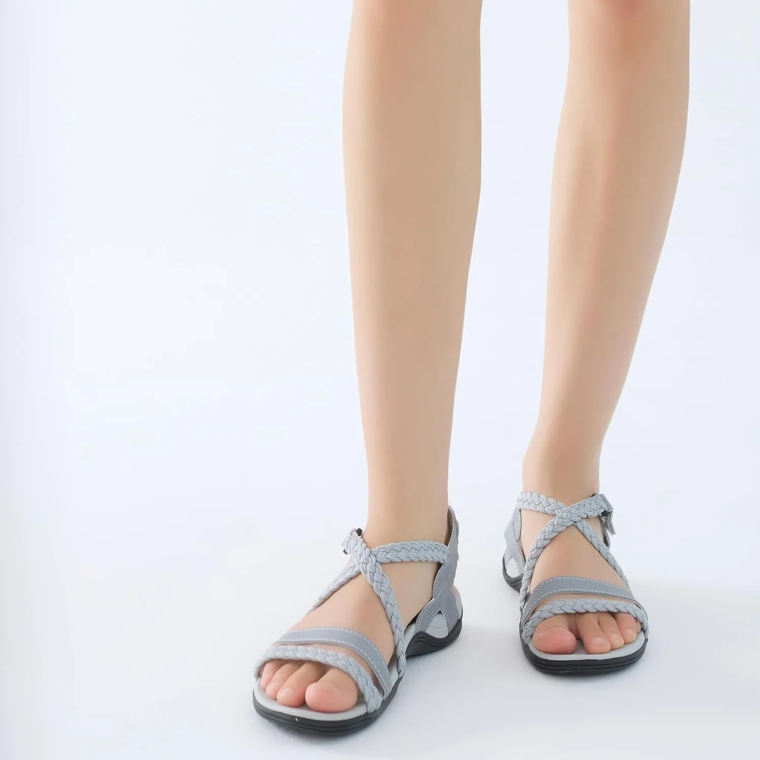UBFEN Womens Hiking Sandal Sport Sandal Outdoor Comfortable with Adjustable Straps