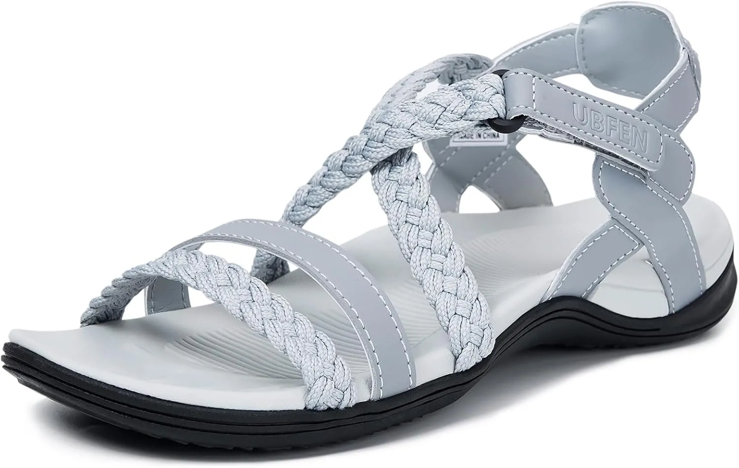 UBFEN Womens Hiking Sandal Sport Sandal Outdoor Comfortable with Adjustable Straps