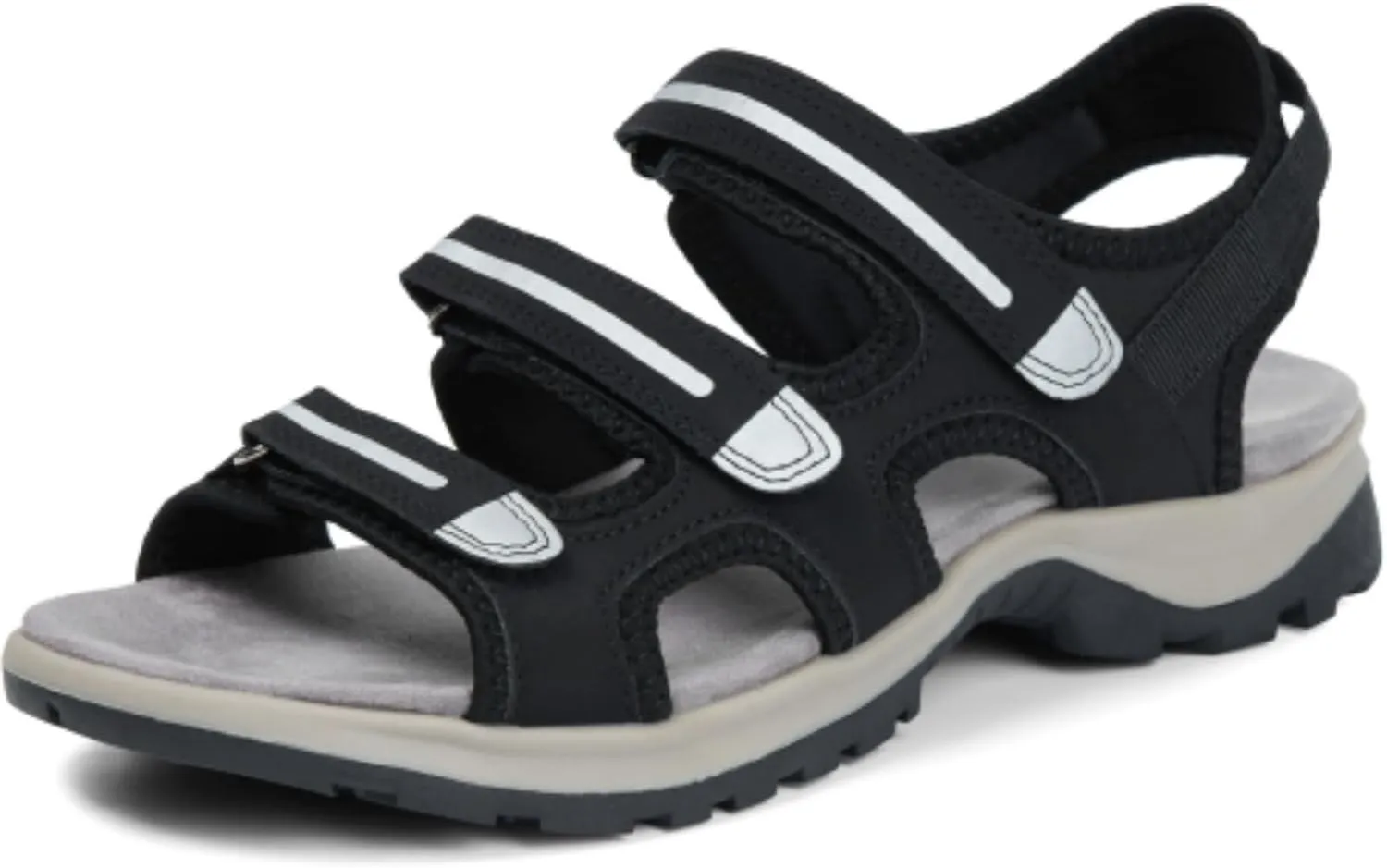 UBFEN Womens Hiking Sandals Comfortable Walking Arch Support Adjustable Straps Breathable and Durable for Outdoor Adventures Travel Beach