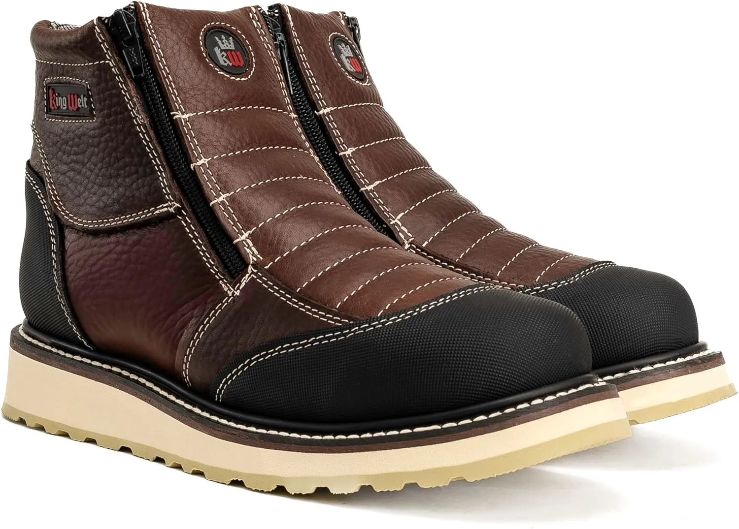 Ultra Flex 6" 337 Zipper Double Density Lightweight Men Work Boots