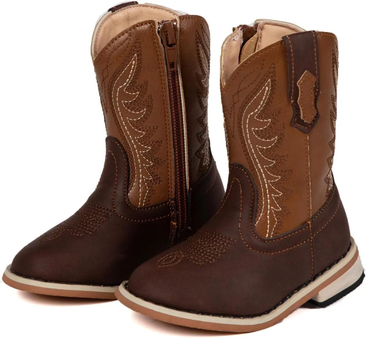 Unisex child cowboy boots kids western boots boys and girls rodeo bootie