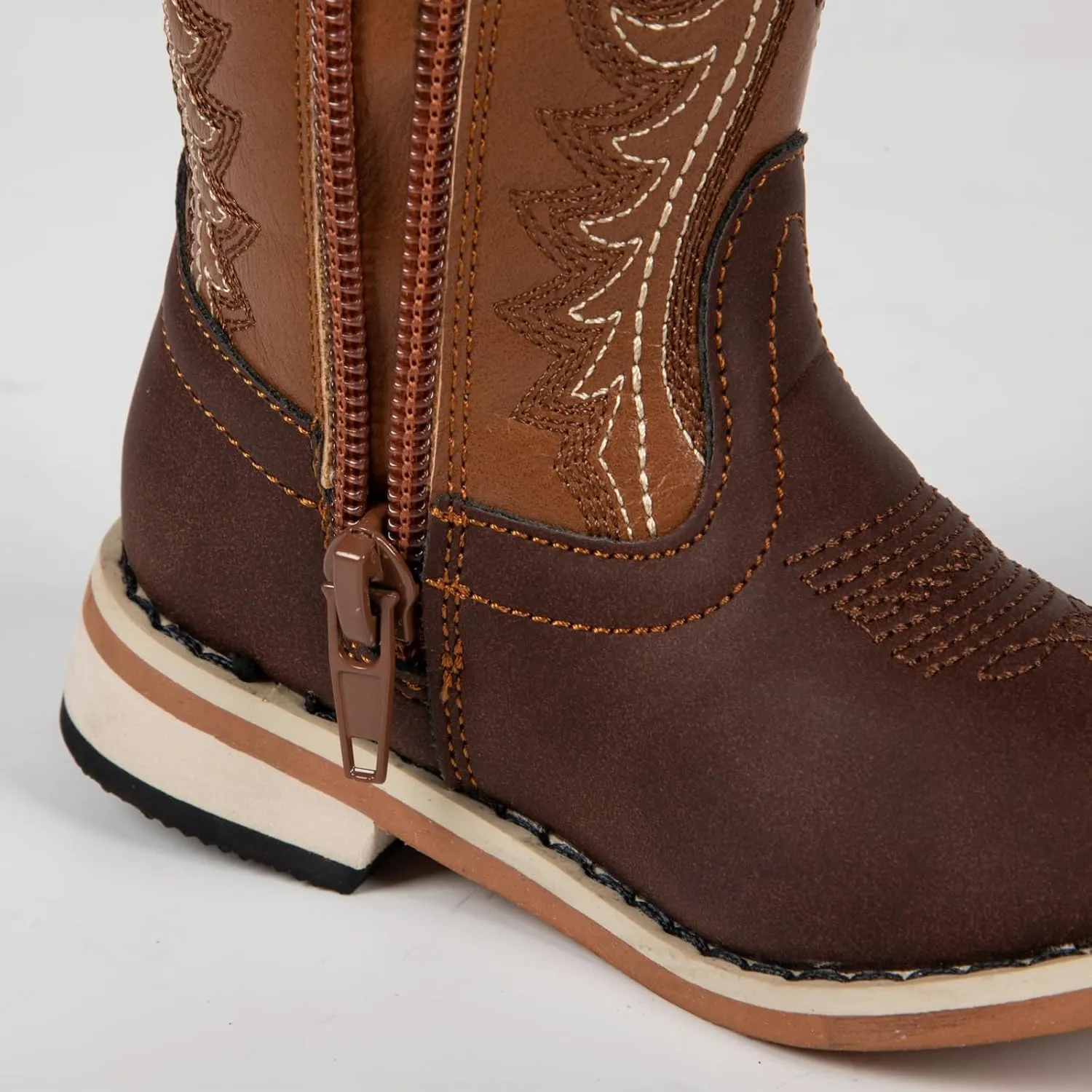Unisex child cowboy boots kids western boots boys and girls rodeo bootie