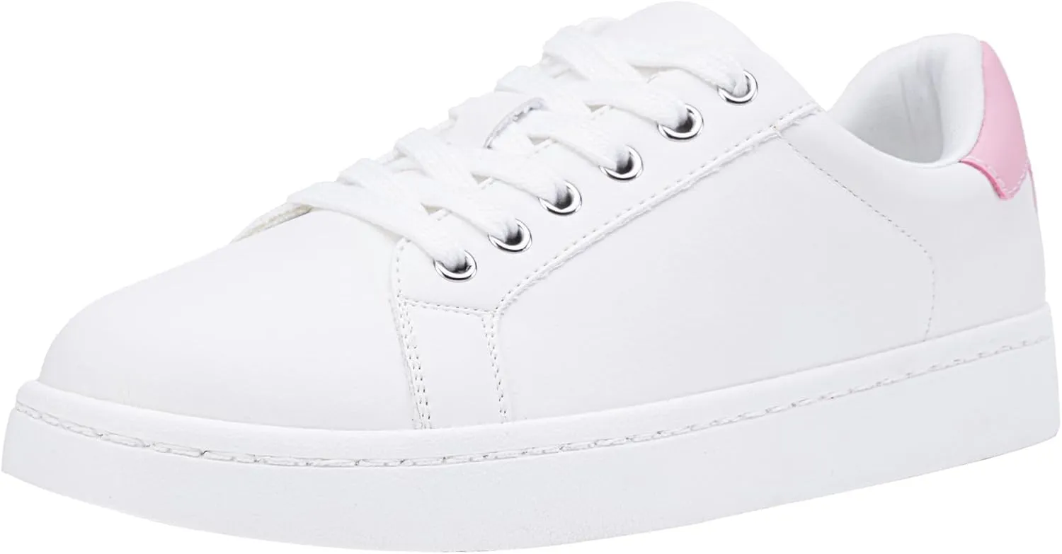 Vepose Women's Walking Casual Sneakers, Dressy Arch Support Comfortable Low Top Tennis Lace up 8003 Shoes