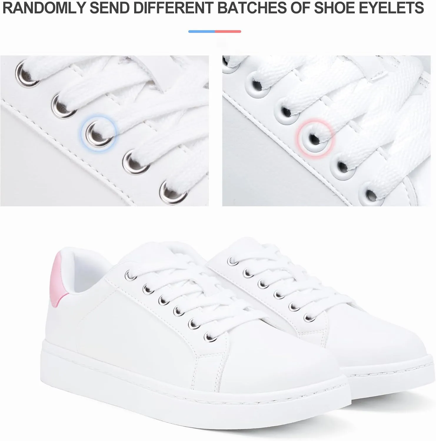Vepose Women's Walking Casual Sneakers, Dressy Arch Support Comfortable Low Top Tennis Lace up 8003 Shoes