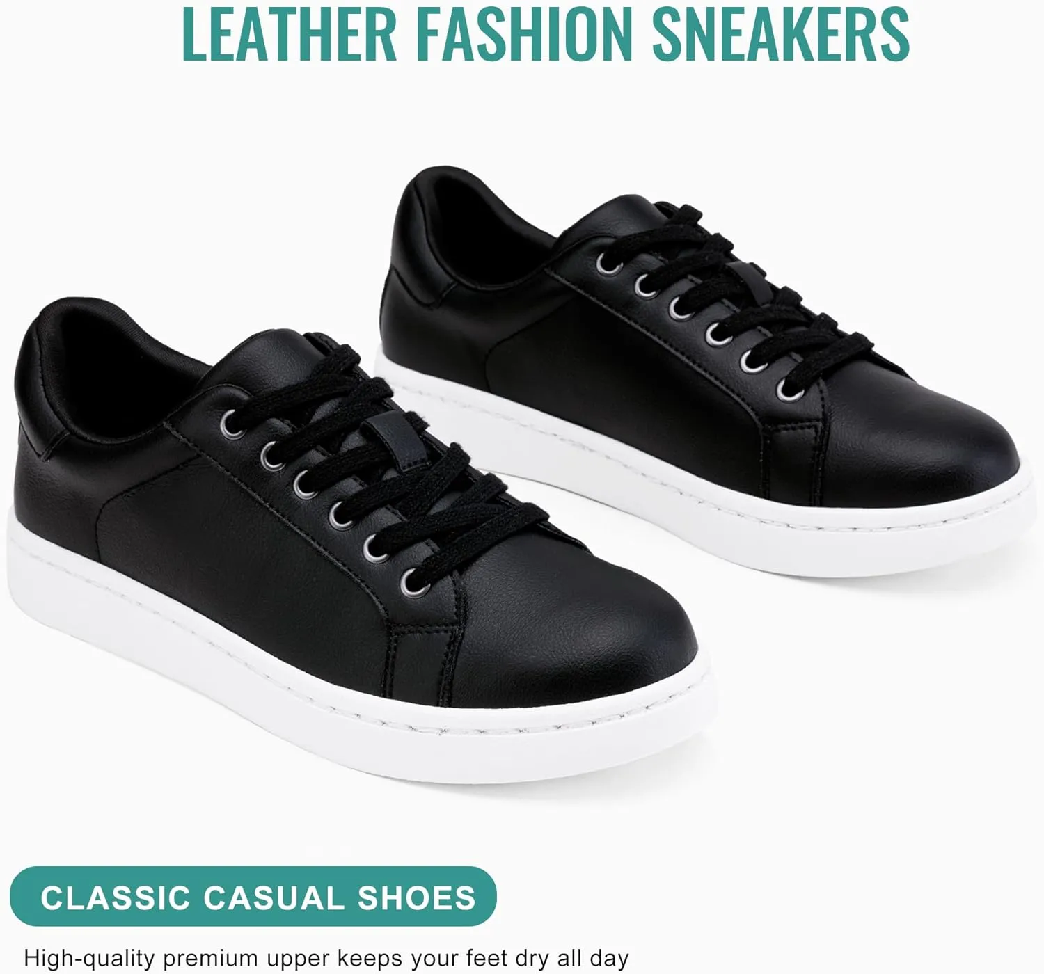 Vepose Women's Walking Casual Sneakers, Dressy Arch Support Comfortable Low Top Tennis Lace up 8003 Shoes