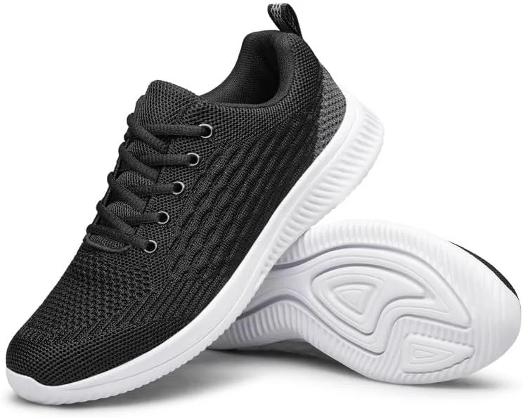 vibdiv Mens Lightweight Athletic Running Walking Gym Shoes - Slip on Casual Non Slip Fashion Sneakers Walking Shoe