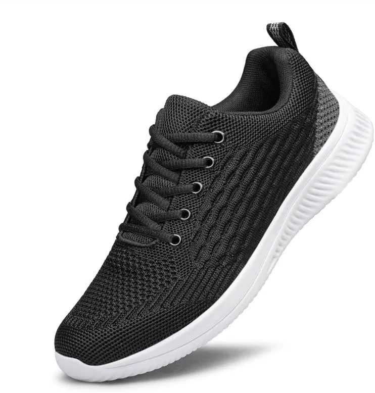 vibdiv Mens Lightweight Athletic Running Walking Gym Shoes - Slip on Casual Non Slip Fashion Sneakers Walking Shoe