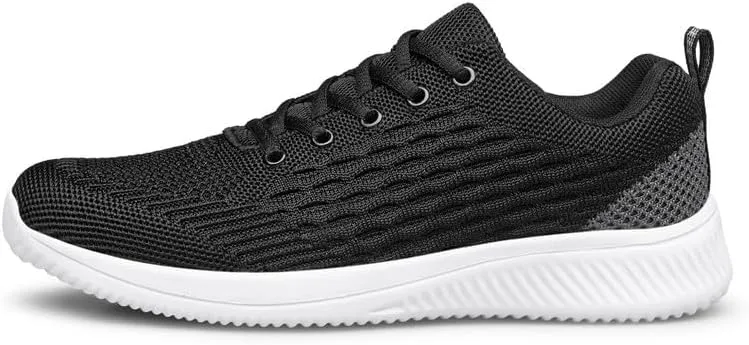 vibdiv Mens Lightweight Athletic Running Walking Gym Shoes - Slip on Casual Non Slip Fashion Sneakers Walking Shoe