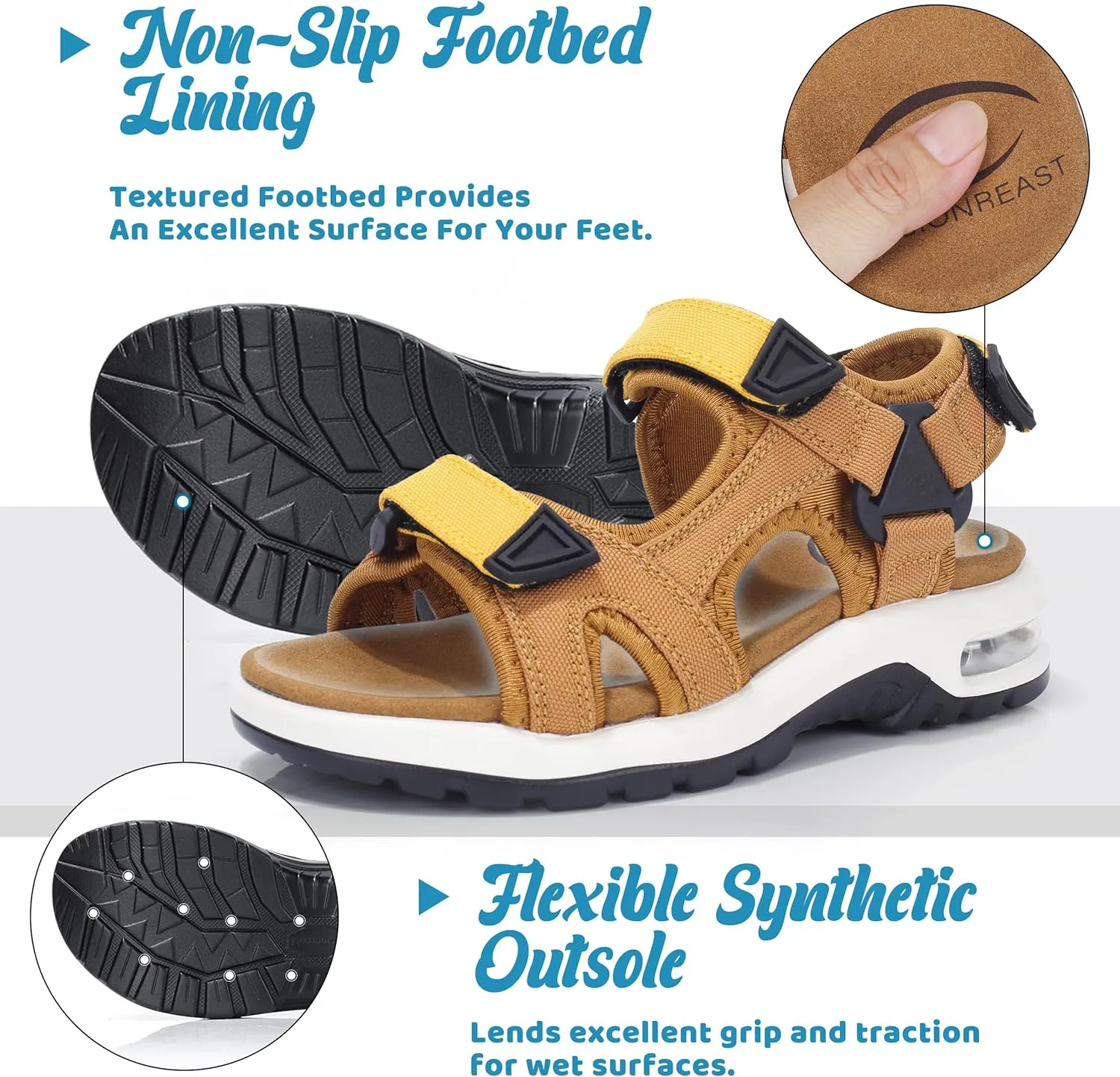 visionreast Boys Sandals Camouflage Print Kids Fashion Sport Sandals Outdoor Sandal Athletic Casual Sandals Beach Shoes
