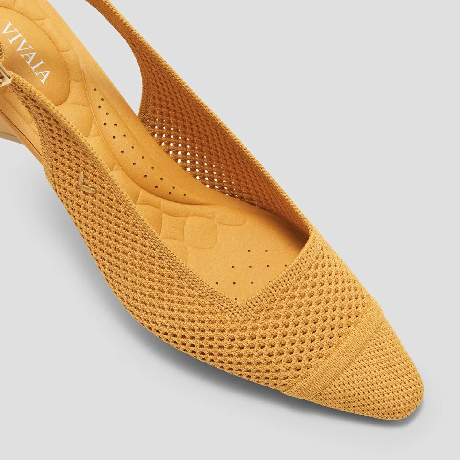 VIVAIA Leah Pro Pointed-Toe Slingback Sandals for women droplet-shaped heel adjustable Strap Party Dress Shoes