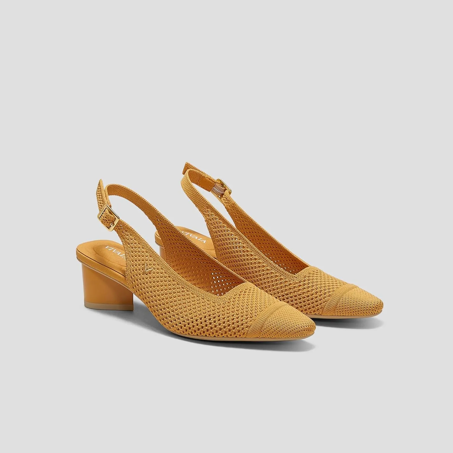 VIVAIA Leah Pro Pointed-Toe Slingback Sandals for women droplet-shaped heel adjustable Strap Party Dress Shoes