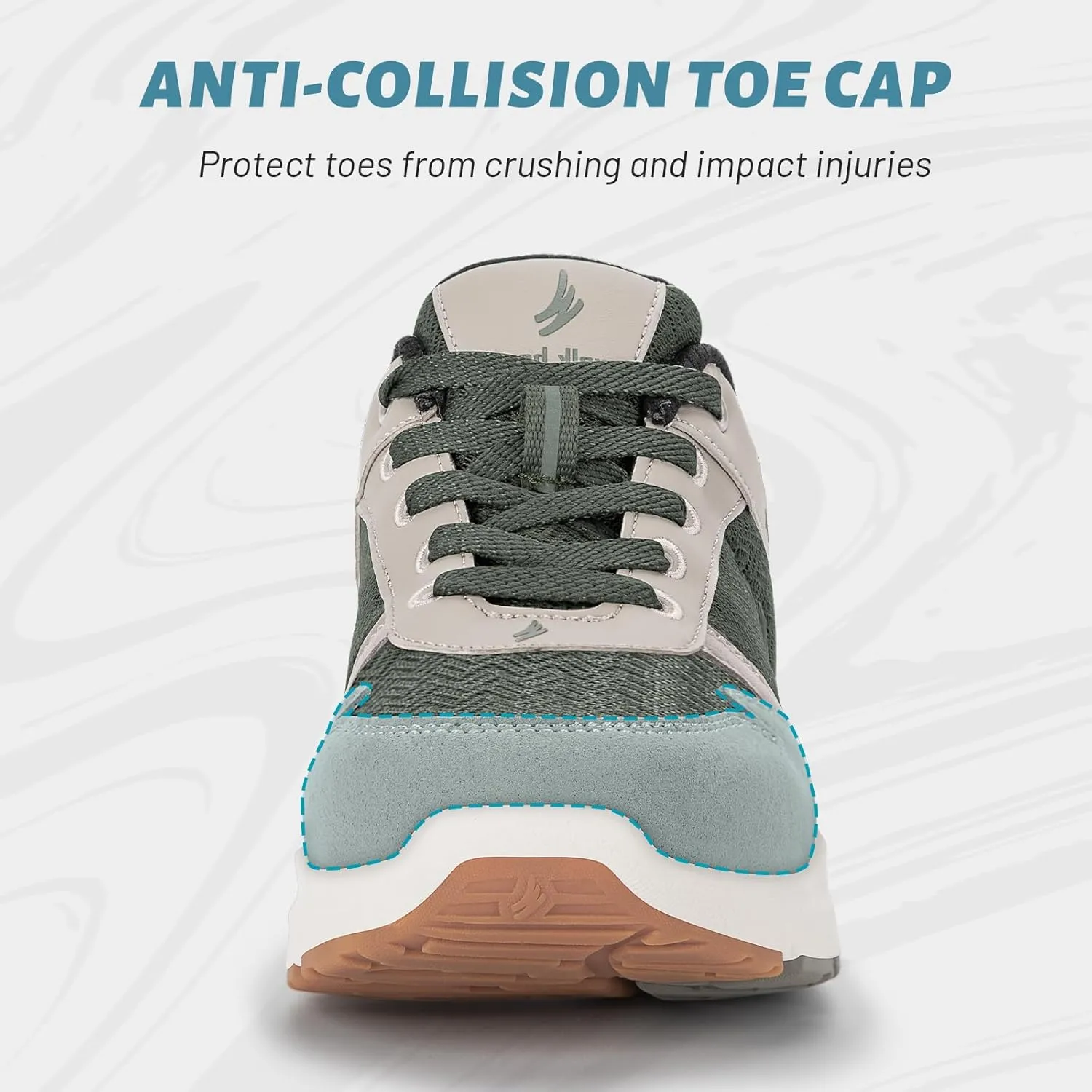 Walking Shoes for Men with Arch Support - Orthopedic Comfortable Sneakers for Plantar Fasciitis - Breathable Non Slip Shoes for Flat Feet & Pain Relief