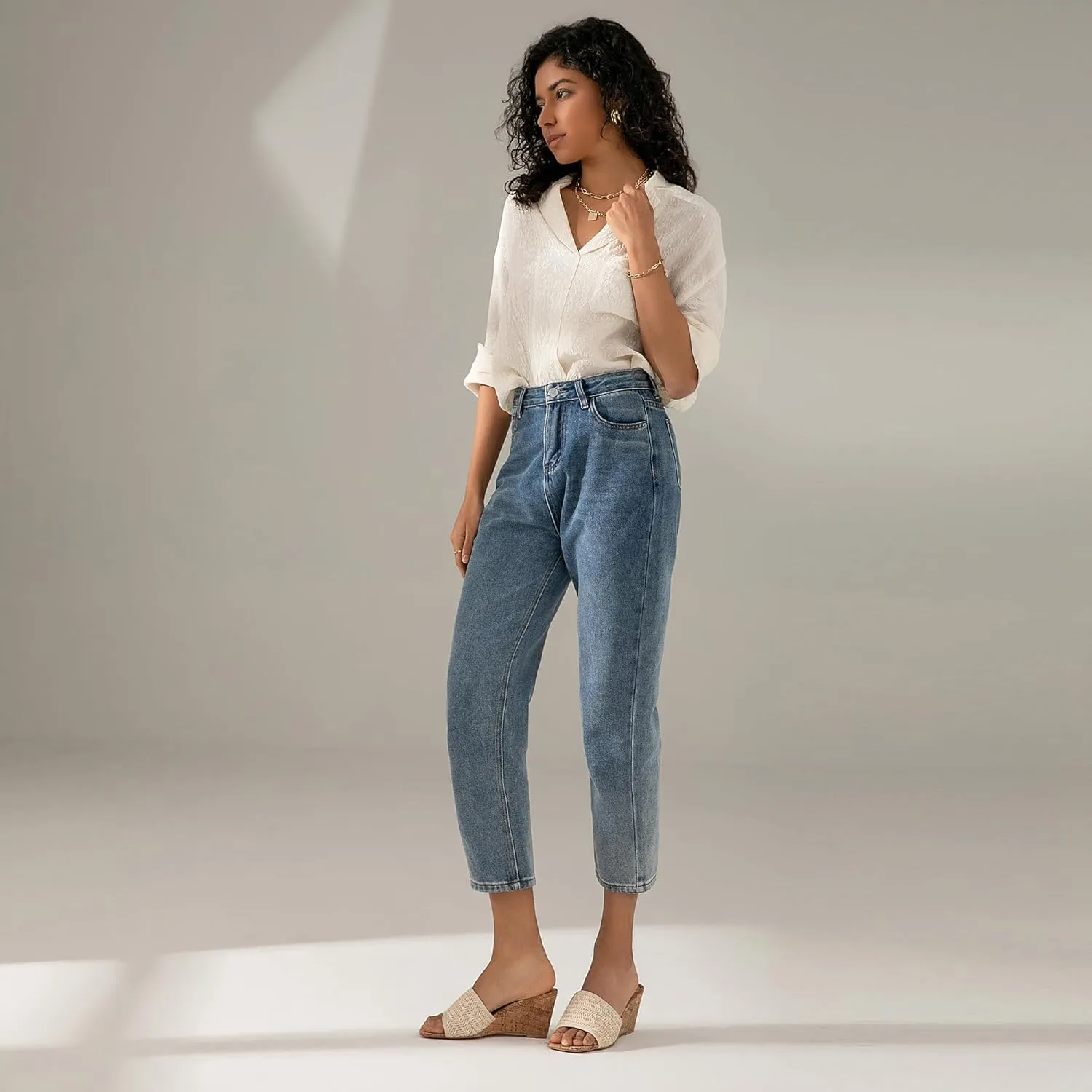 Wedge Sandals for Women Open Toe Wedge Heels for Women Square Toe Wedge Mules
