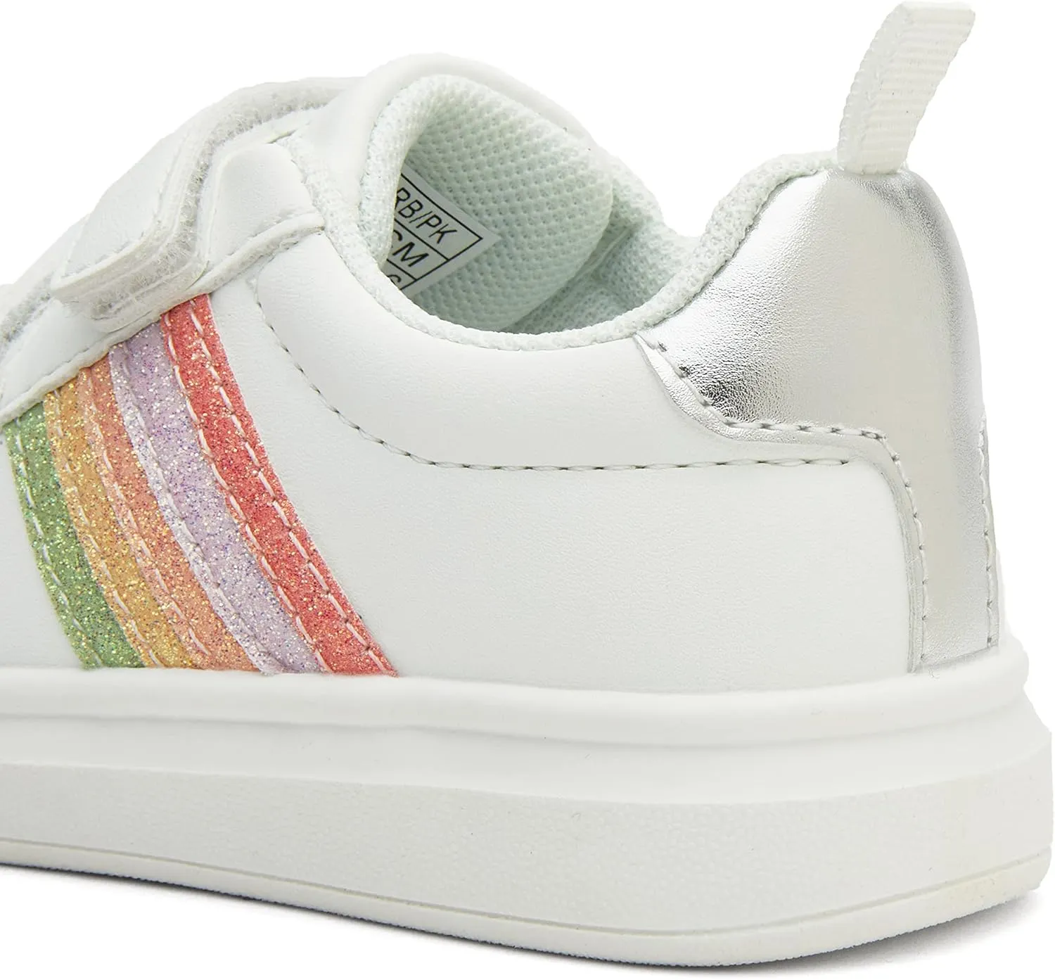 Weestep Girls Casual Slip On Comfort Fashion Sneaker Glitter Shoes for Toddler and Little Kid