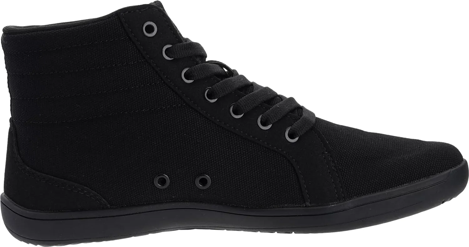 WHITIN Women's Wide High-Top Canvas Barefoot Sneakers | Minimalist Street-Ready Fit | Comfort-Forward Ankle Support