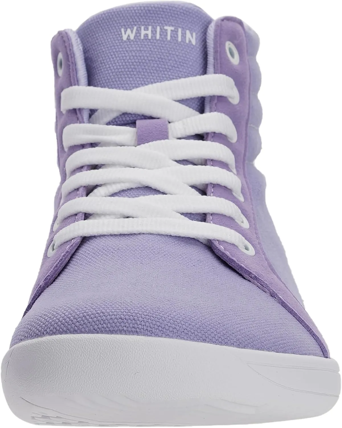 WHITIN Women's Wide High-Top Canvas Barefoot Sneakers | Minimalist Street-Ready Fit | Comfort-Forward Ankle Support